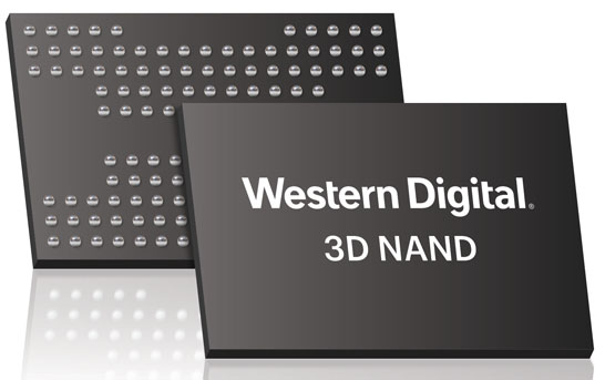 Цифровое изображение вероятной упаковки памяти 3D NAND BiCS3 X4