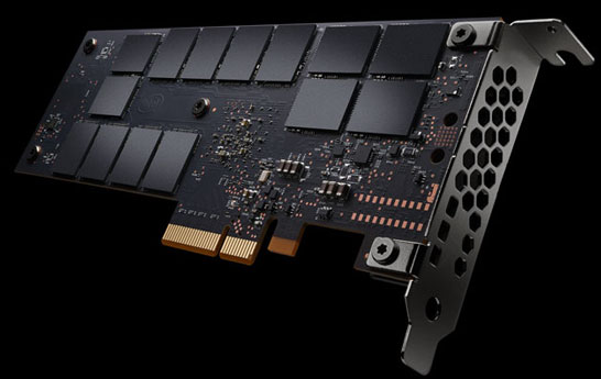 Обратная сторона SSD Intel Optane DC P4800X 375 ГБ