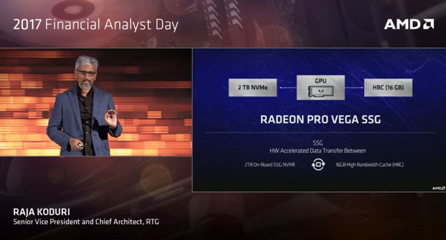 Блок-схема видеокарты AMD Radeon Pro Vega SSG