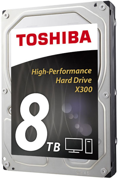 Первый 3,5-дюймовый 8-ТБ жёсткий диск компании Toshiba