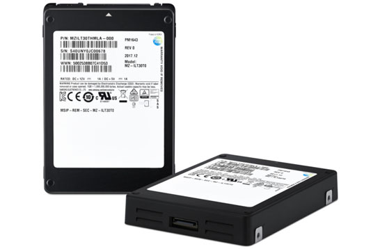 SSD Samsung PM1643 ёмкостью 30,72 ТБ