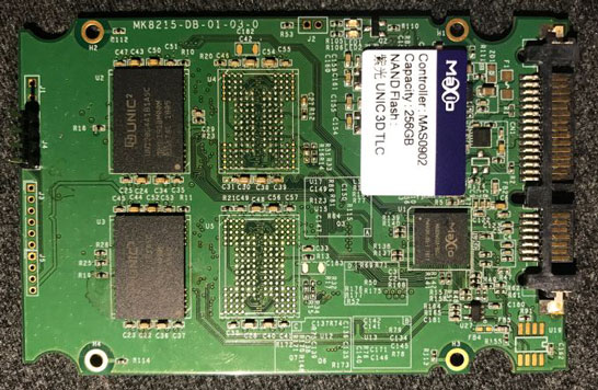 Плата SSD Maxio Technology (источник изображения: AnandTech)