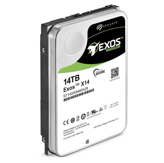 Жёсткий диск Seagate Exos X14 объёмом 14 ТБ